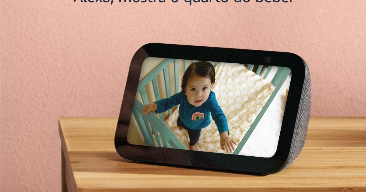 Echo Show 5 (3ª geração - 2023) | Smart display com Alexa, graves 2x mais potentes e som mais nítido | Cor Preta