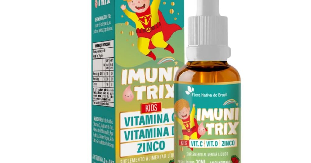 FLORA NATIVA, IMUNITRIX (Vit. C +D+Zinco) 30ml Sabor Morango KIDS - Featured Image